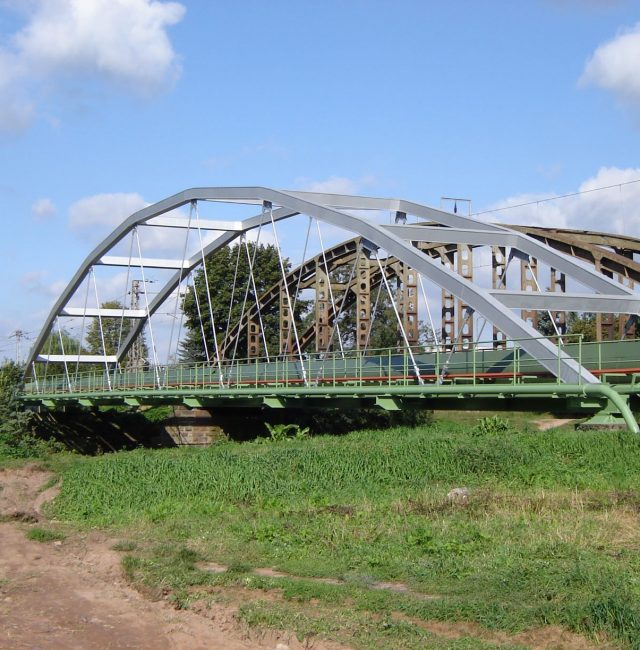 Nátěr mostu přes Labe v Hradci Králové